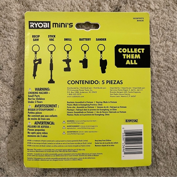 Ryobi Mini Keychain Set - Picture 2 of 2